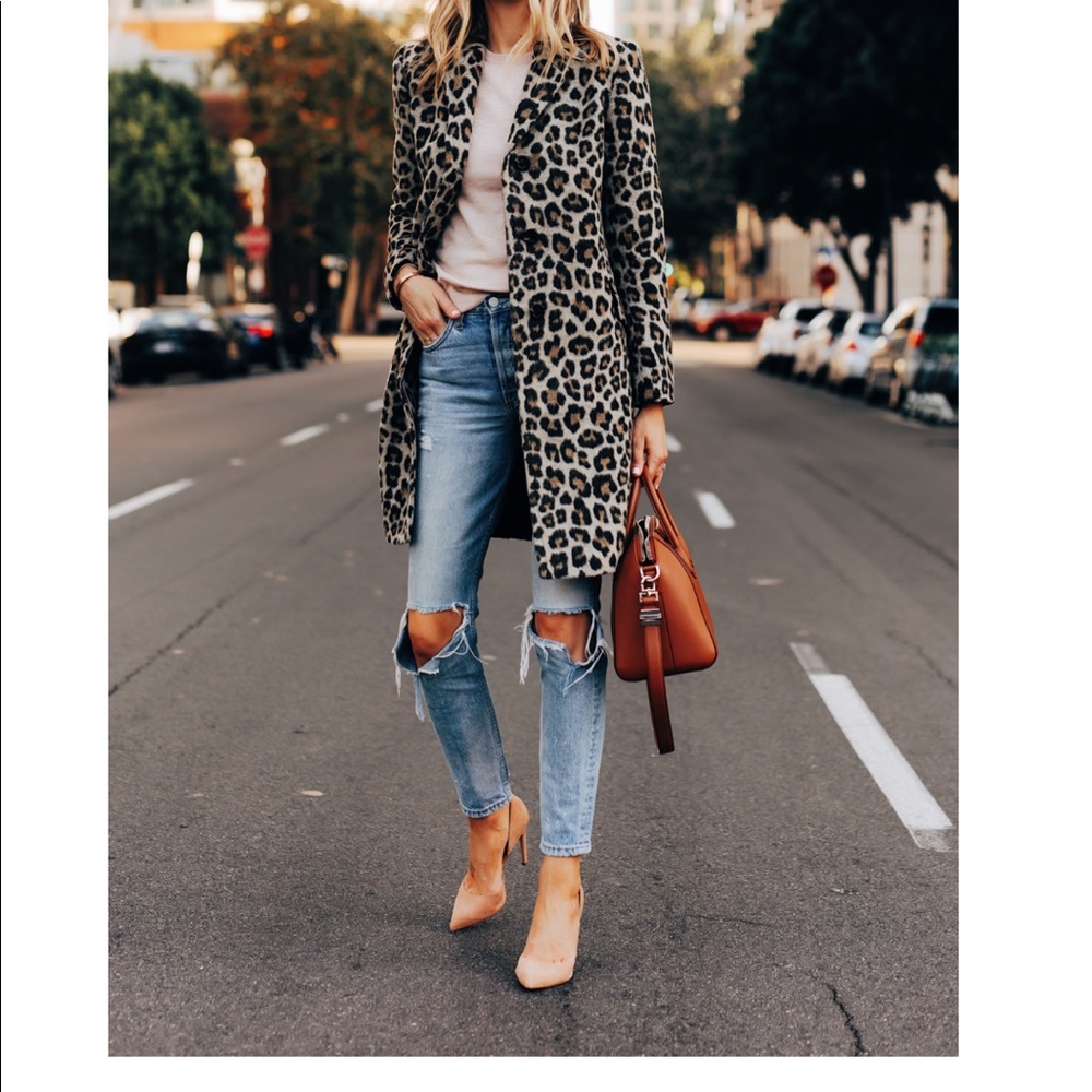 Leopard Print coat